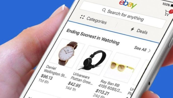 eBay ứng dụng mua sắm online