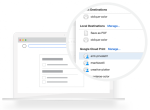 Sử dụng Google Cloud Print