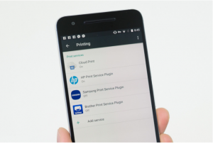 Sử dụng Print Service