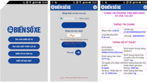 App tra cứu biển số xe máy