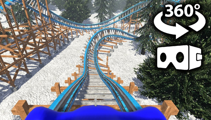 Game tàu lượn thực tế ảo Roller Coaster VR