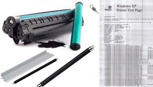 Trống máy in bị mòn