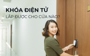 khóa điện tử lắp được cho cửa nào