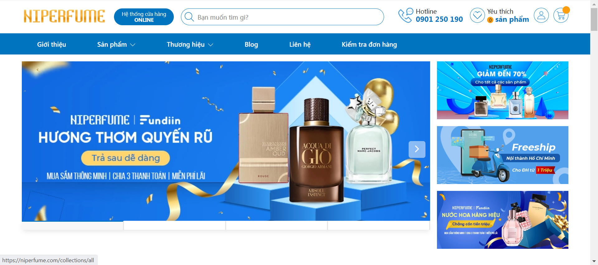 website bán nước hoa uy tín Niperfume
