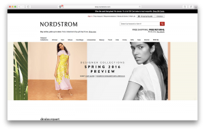 mua nước hoa tại Nordstrom