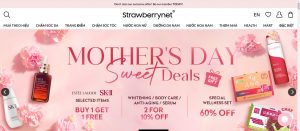 website bán nước hoa chính hãng Strawberry Net