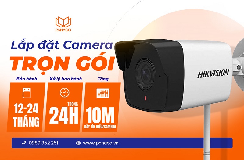 Công ty lắp đặt camera chính hãng trọn gói PANACO